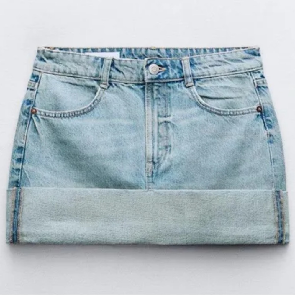 Zara Denim Mini Skirt